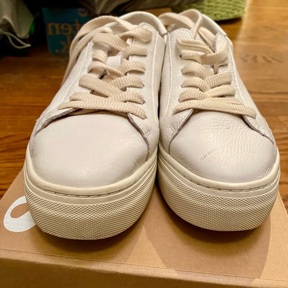 Soludos Leather Platform Sneakers